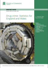 Drug crime: Statistics for England and Wales: (Briefing Paper Number 9029)